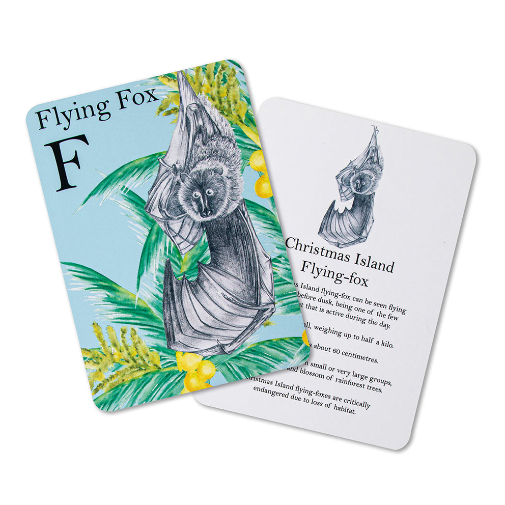 Fabriculture Australian Animal Alphabet Flashcards