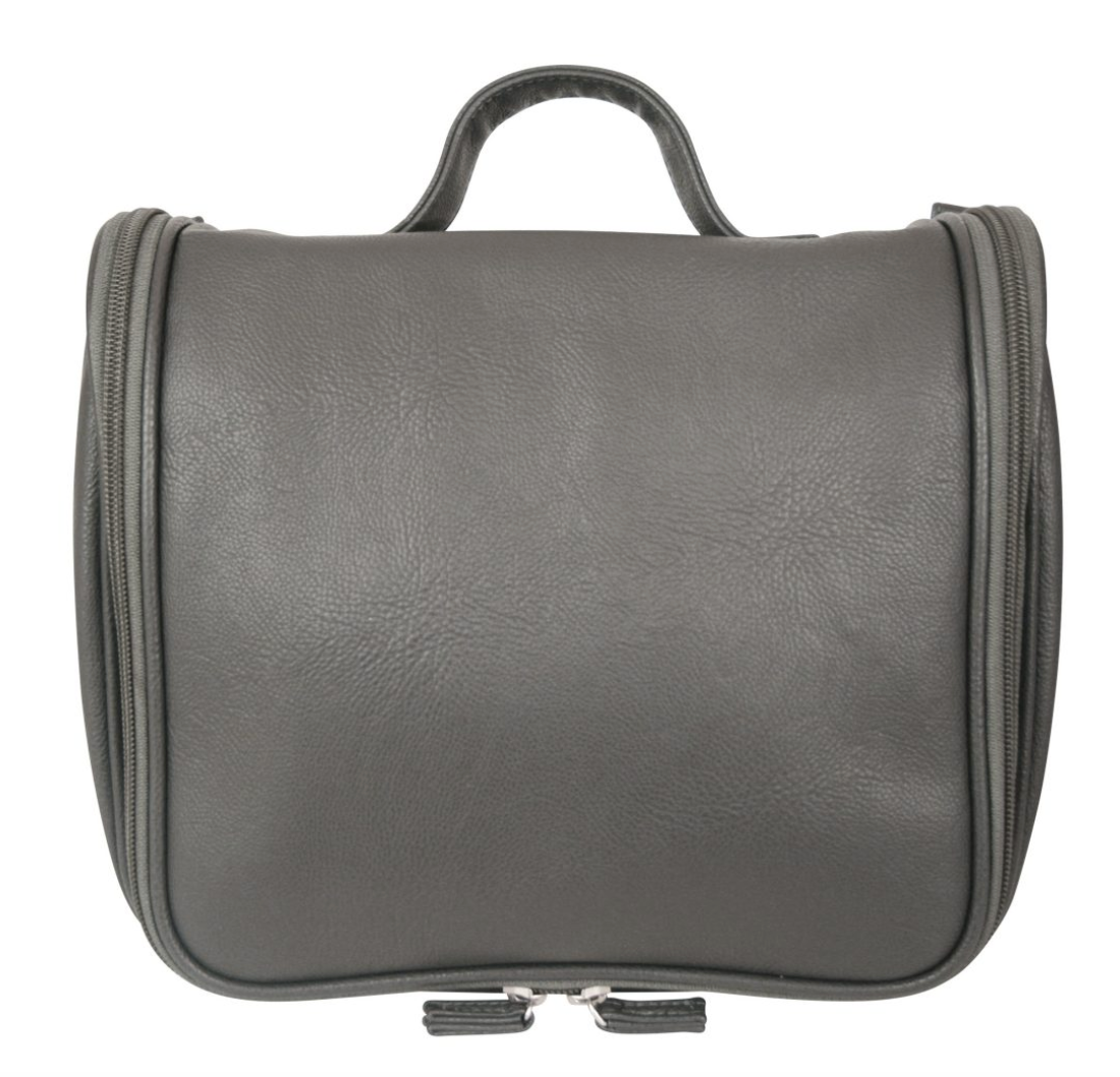 Mister Deluxe Charcoal Wash Bag with Hook