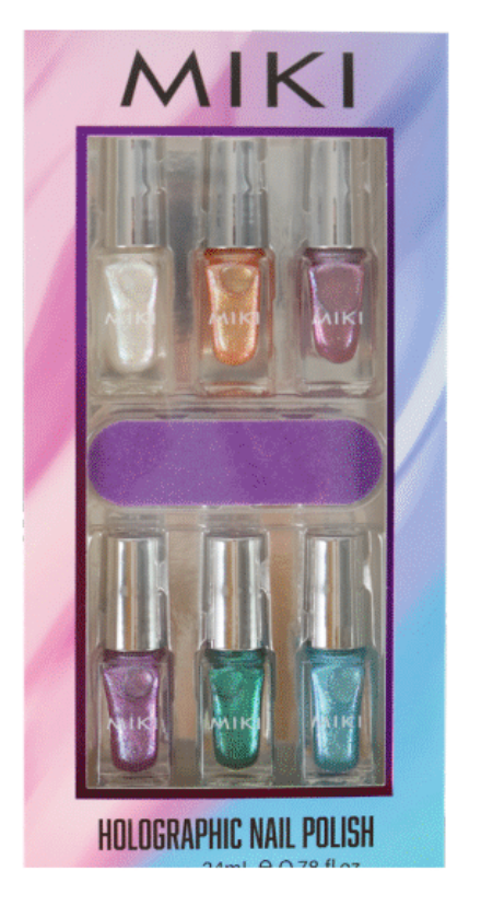 Miki Holographic Nail Polish