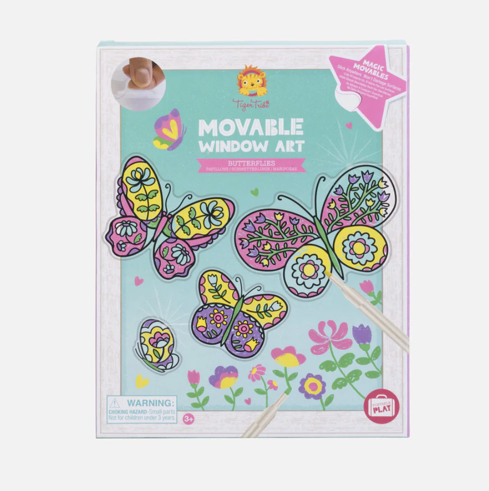 Movable Window Art - Butterflies
