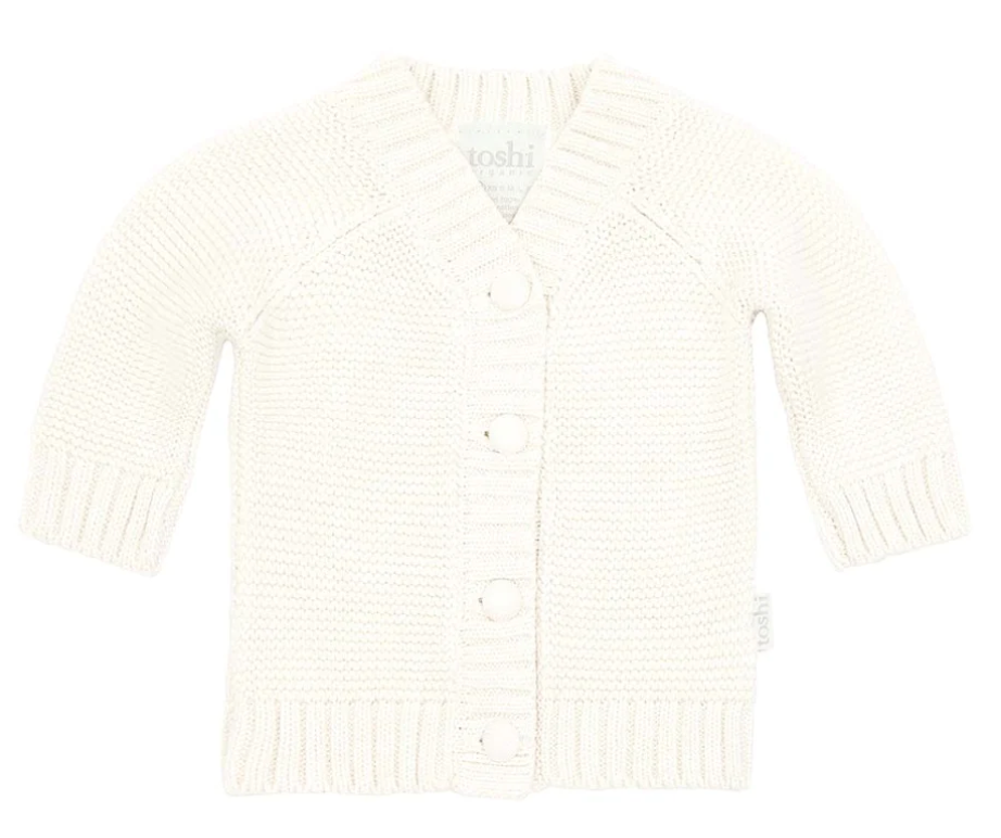 Toshi Organic Cardigan Andy Cream