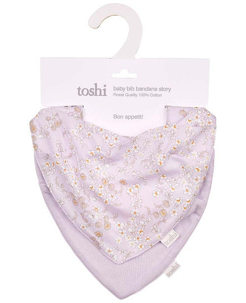 Toshi Baby Bandana Story - 2pcs Stephanie Lavender