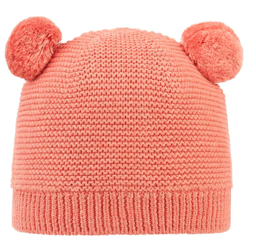 Toshi Organic Beanie Snowy - Coral