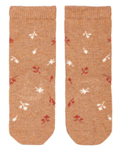 Toshi Organic Socks Knee Jacquard Maple Leaves