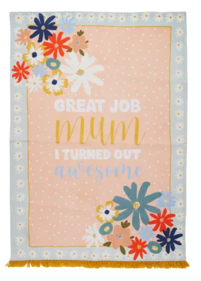 Great Job Mum Cotton Tea Towel