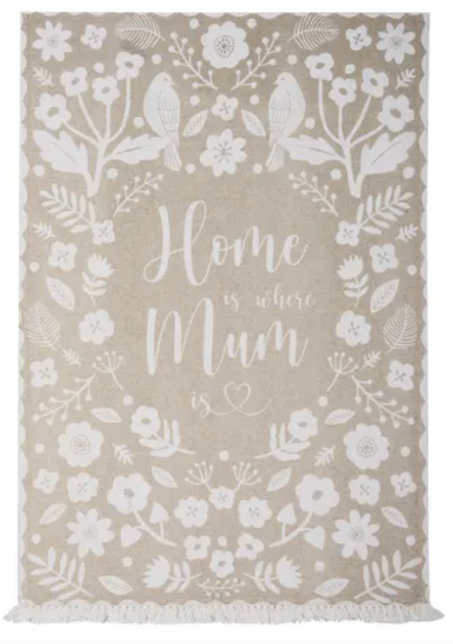 Home is Mum Cotton Tea Towel