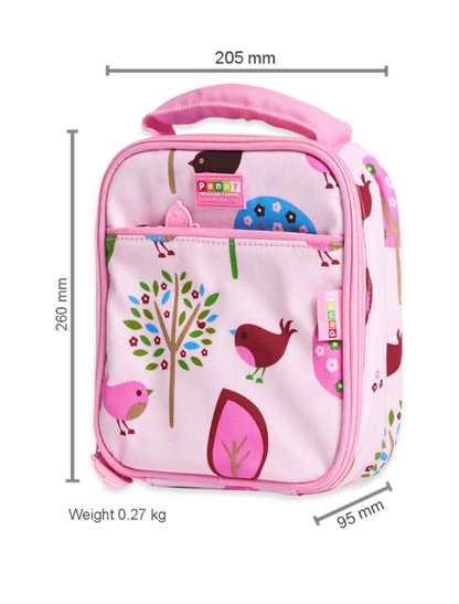 Large Insulated Lunch Bag - Chirpy Bird