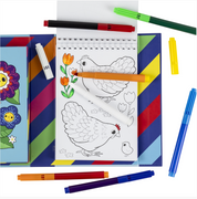 Colour Change Colouring Set - Garden Friends