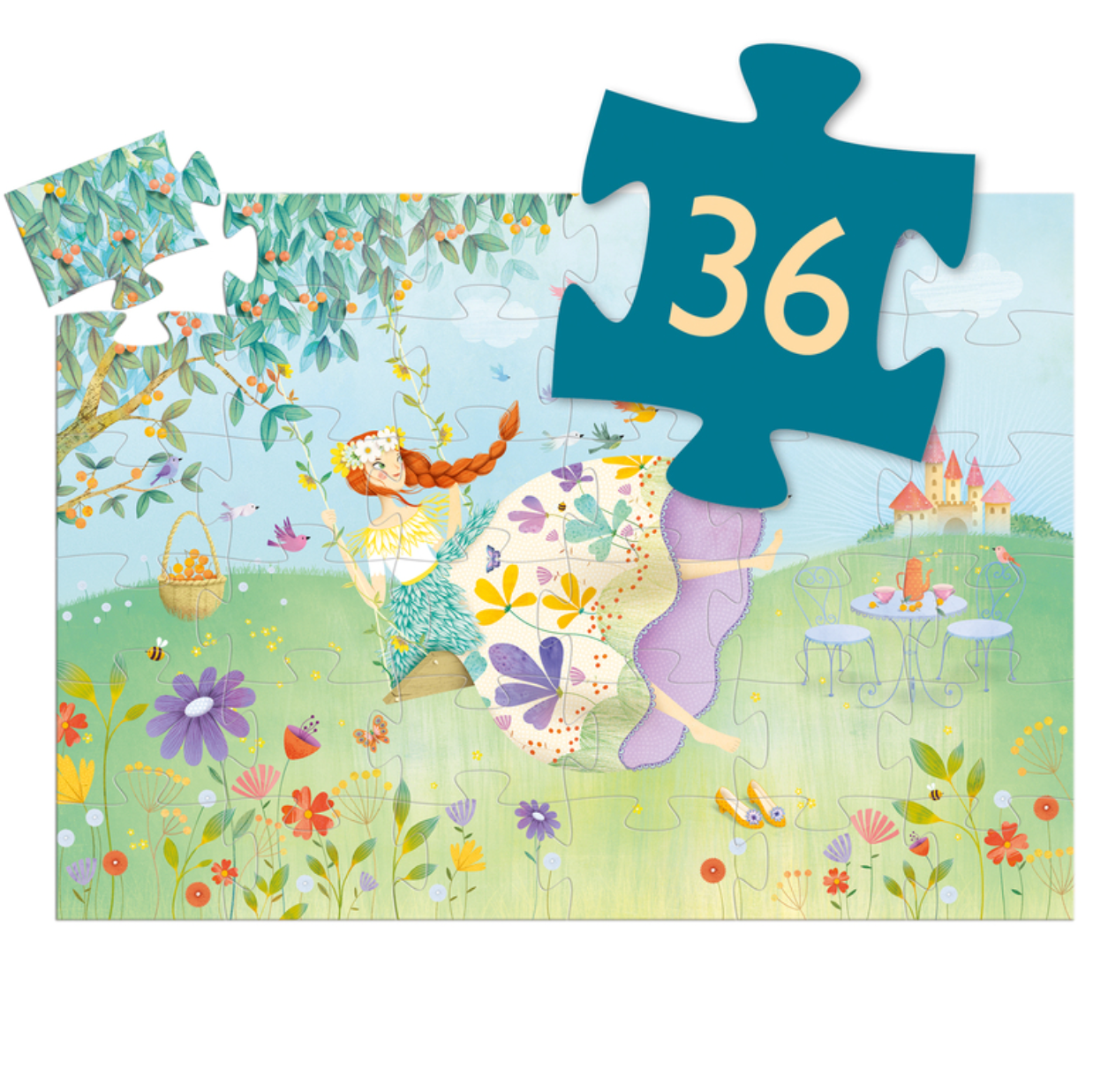 The Princess Of Spring 36pc Silhouette Puzzle