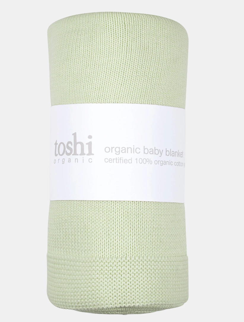 Toshi Organic Blanket Snowy - Mist