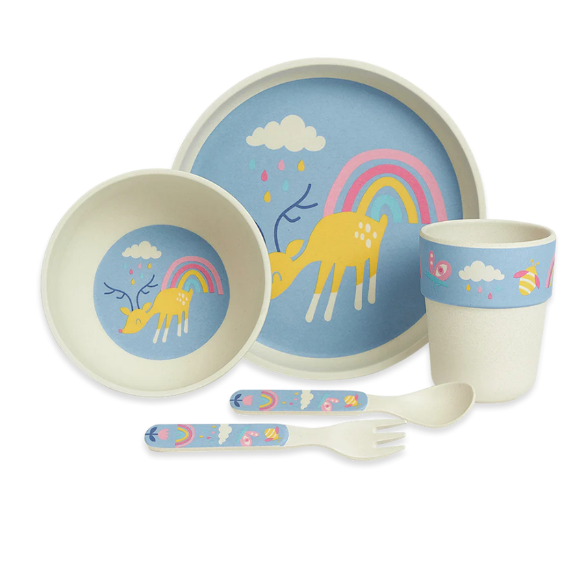 Bamboo Mealtime Set - Rainbow Days