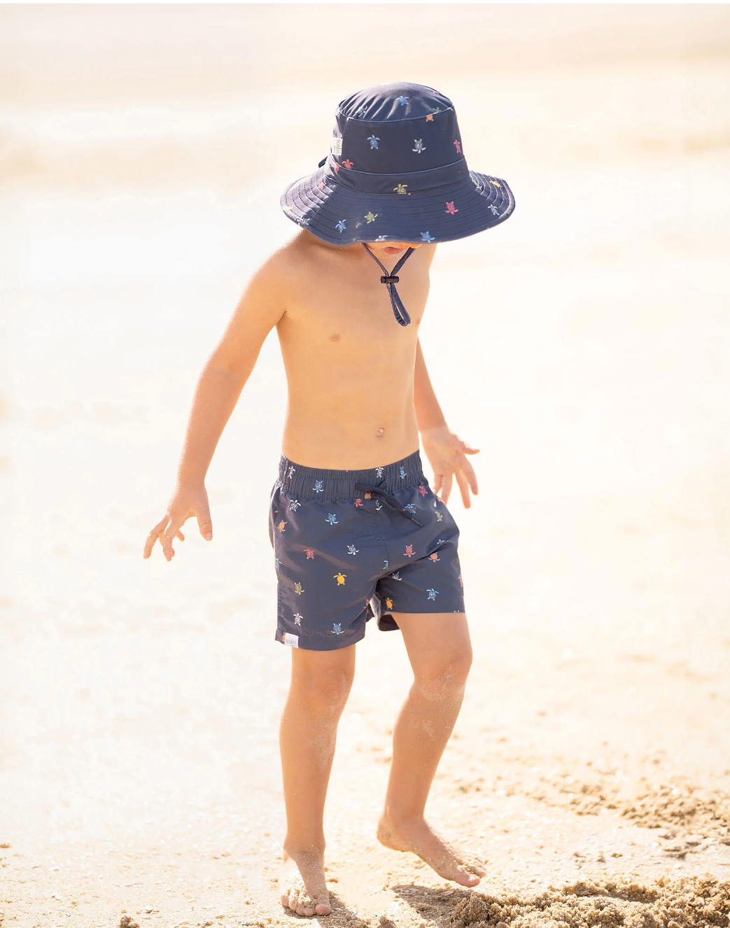 Toshi Swim Kids Boardshorts - Turtle Island