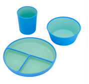 Silicone Two Tone Dinner Set