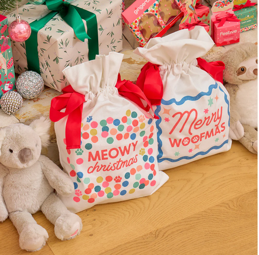 Santa Sack - Meowy / Woofmas Christmas