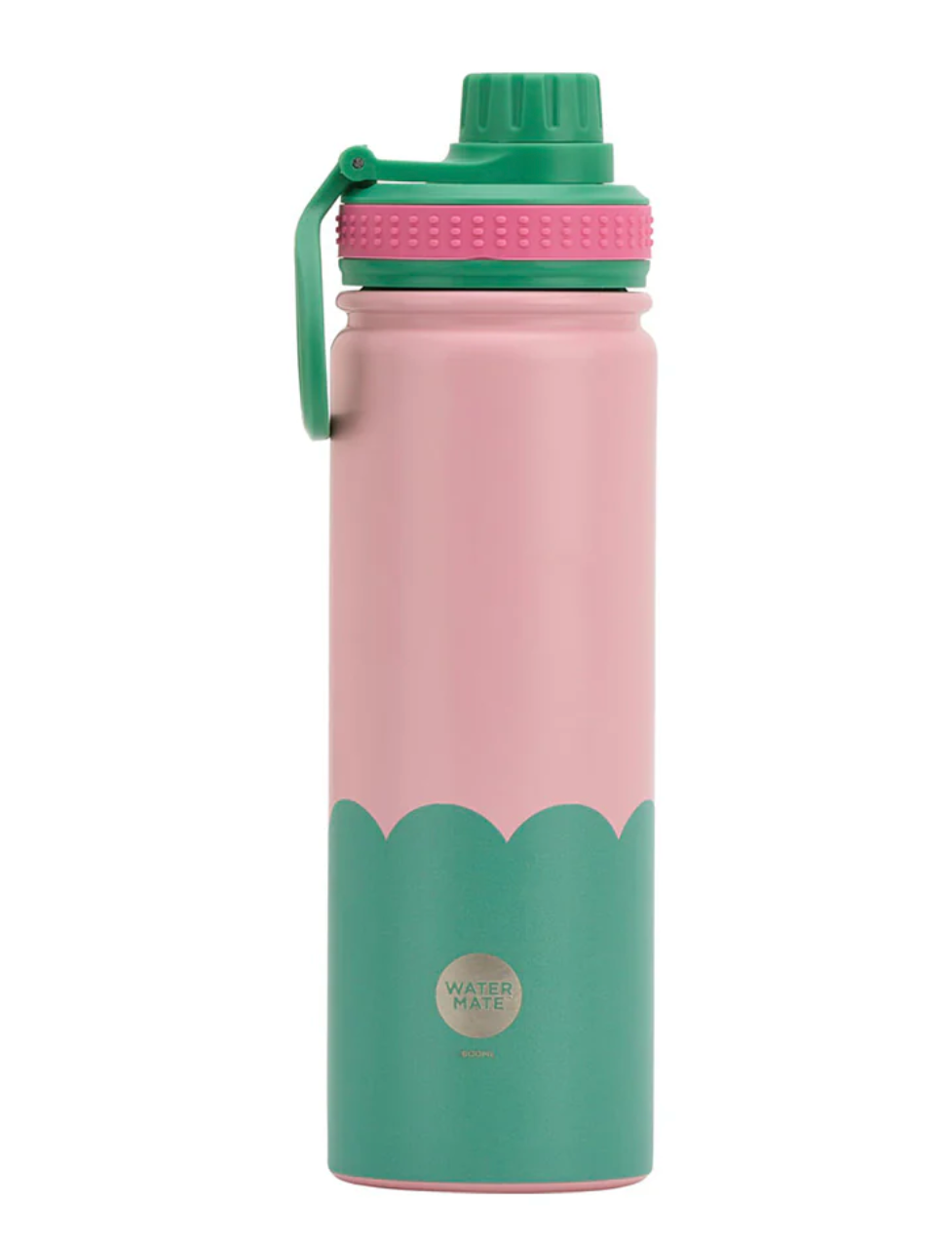 Watermate Drink Bottle - Stainless Steel - Wave - 600ml