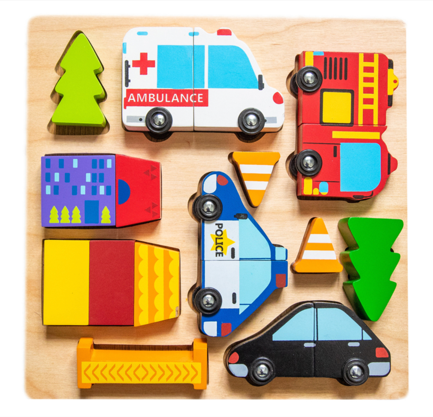 Vehicle Puzzle with Magnets