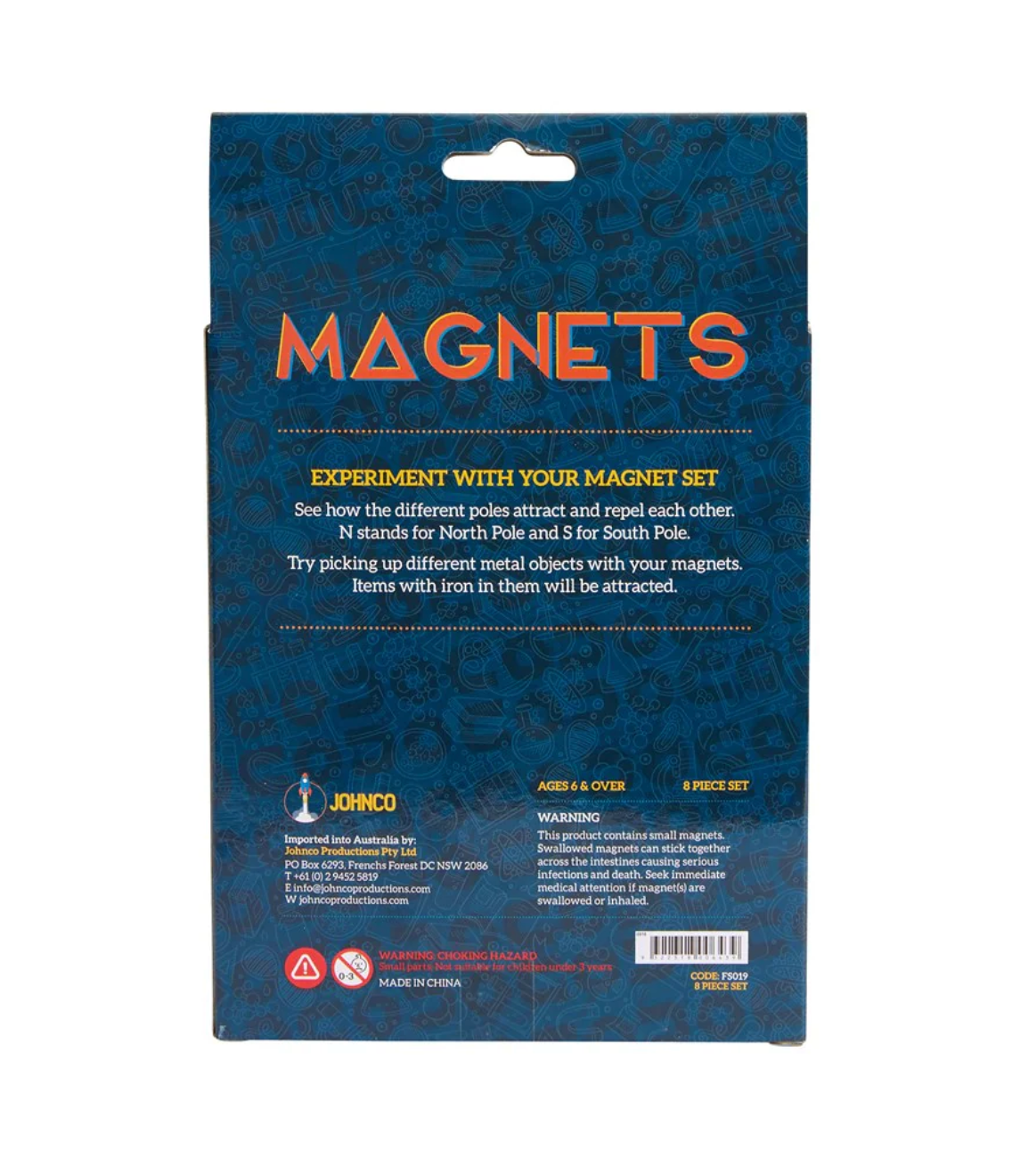 8 pce Magnetic Set