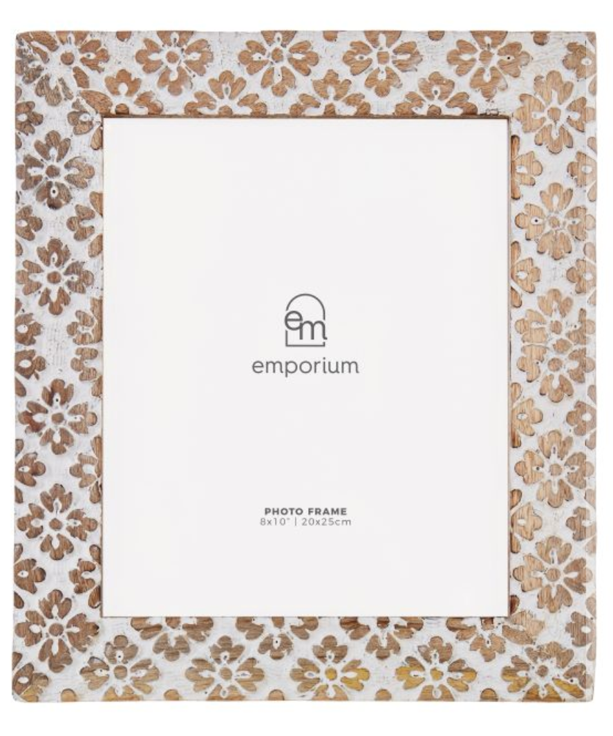 Emporium Mara Wooden Photo Frame 10x8"