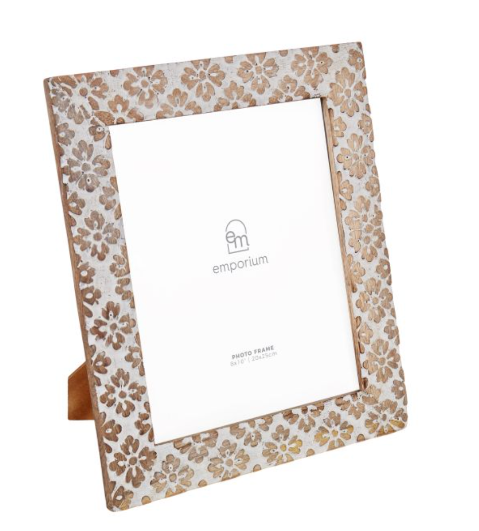 Emporium Mara Wooden Photo Frame 10x8"