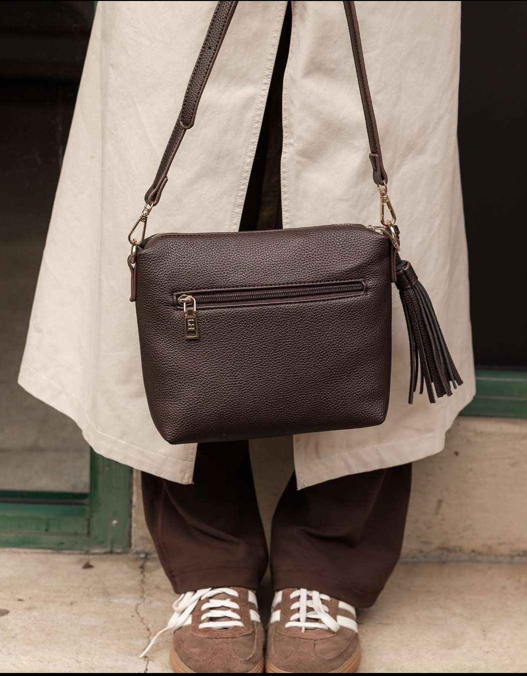 Kasey Crossbody Bag - Chocolate