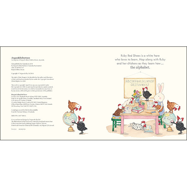 Ruby Red Shoes Book - Alphabet
