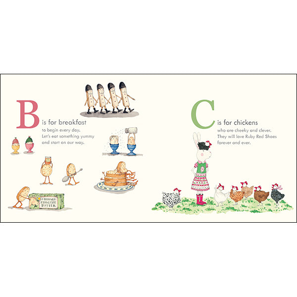 Ruby Red Shoes Book - Alphabet