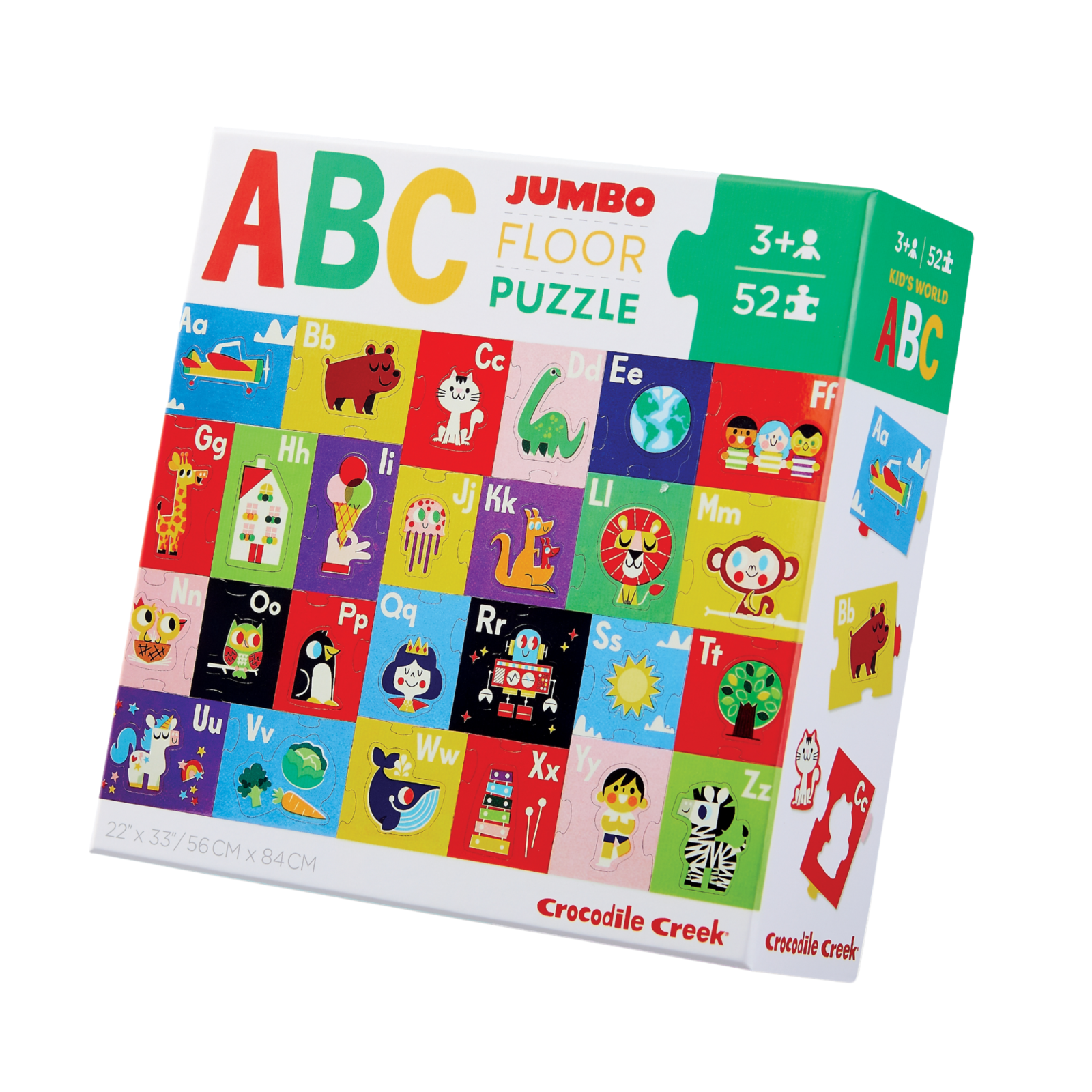 Let's Learn Puzzle 52 pc - Kids World ABC