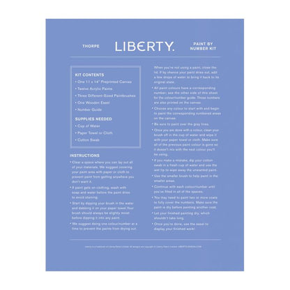 Liberty Thorpe Paint by Number Kit