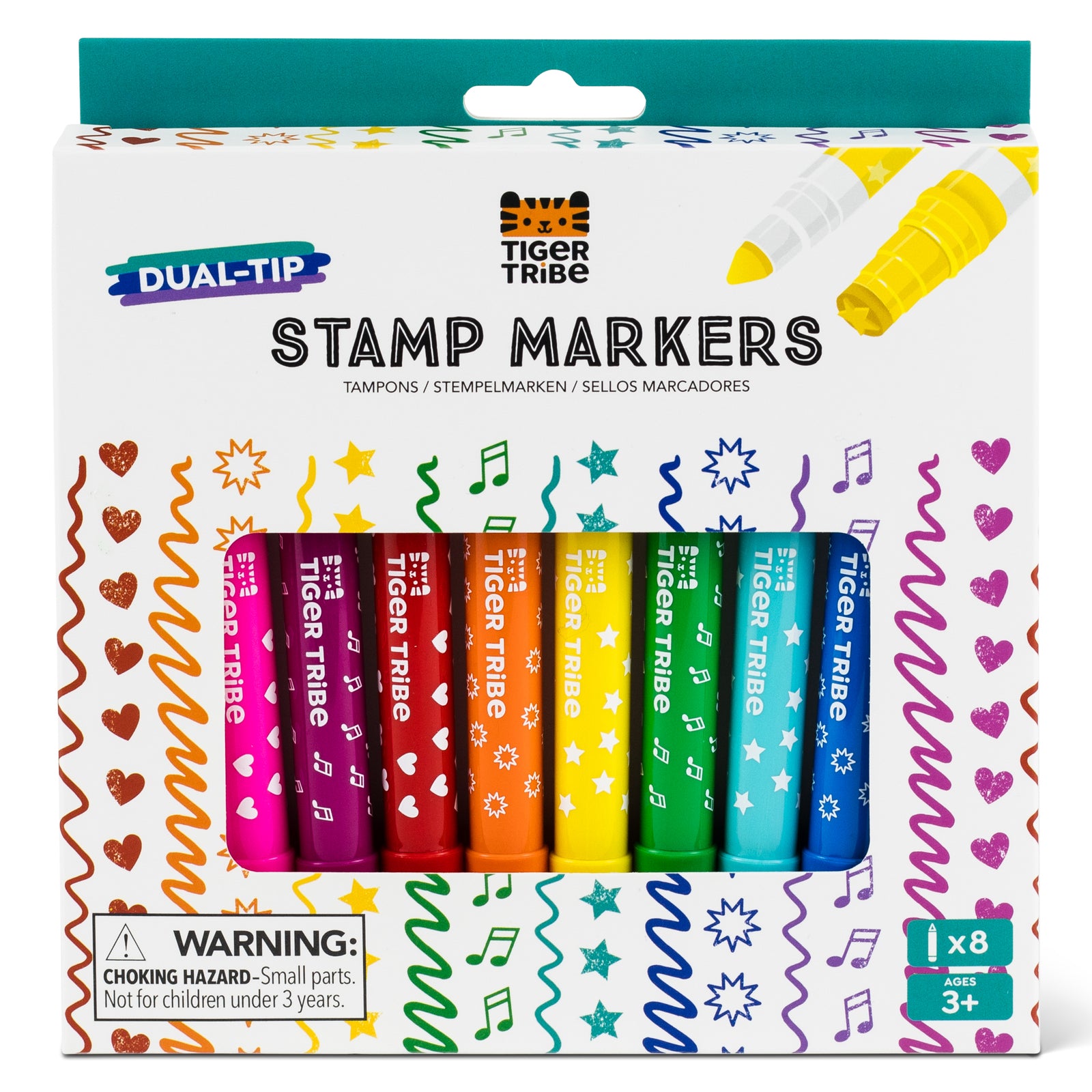 Dual-Tip Stamp Markers