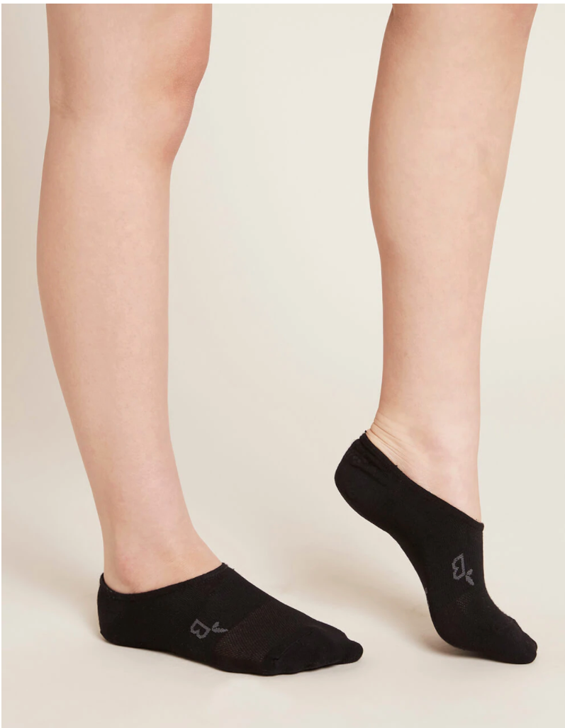 Women's Invisible Black Active Sock Size 3-9