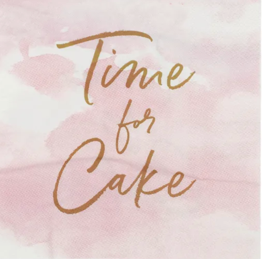 Napkin 20pk Cake Time / Pink