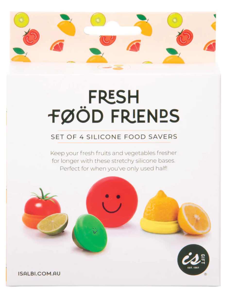 Fresh Food Friends Silicone Food Covers Set of 4 in Multicolour