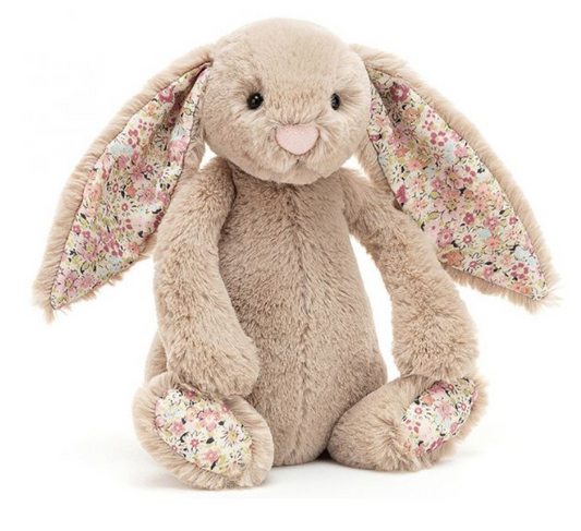 Jellycat Blossom Bea Beige Bunny Small Pink