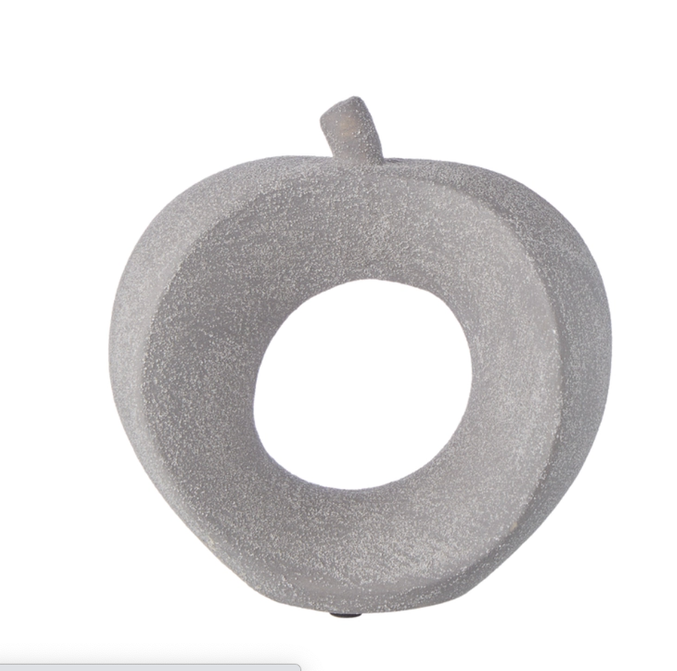 Amalfi Apple Sculpture Grey