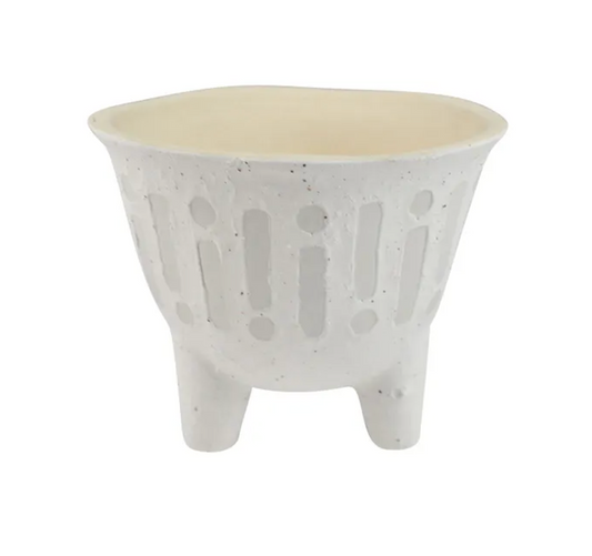 Pure Ceramic Pot 11x9cm White