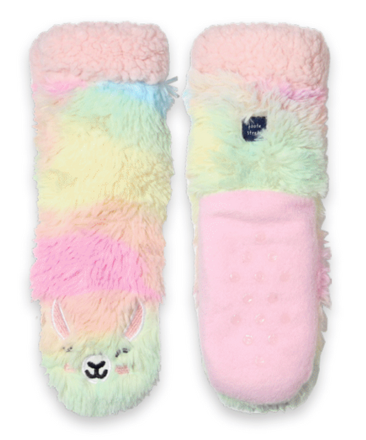 Foote Street Fluffy Alpaca Slipper Socks