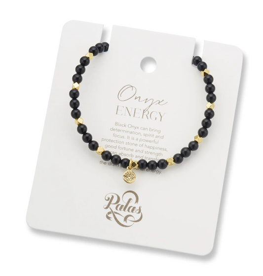 Palas Onyx aura of gold gem bracelet
