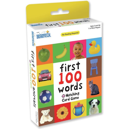 First 100 Matching Card Game – Words (12pc Display)
