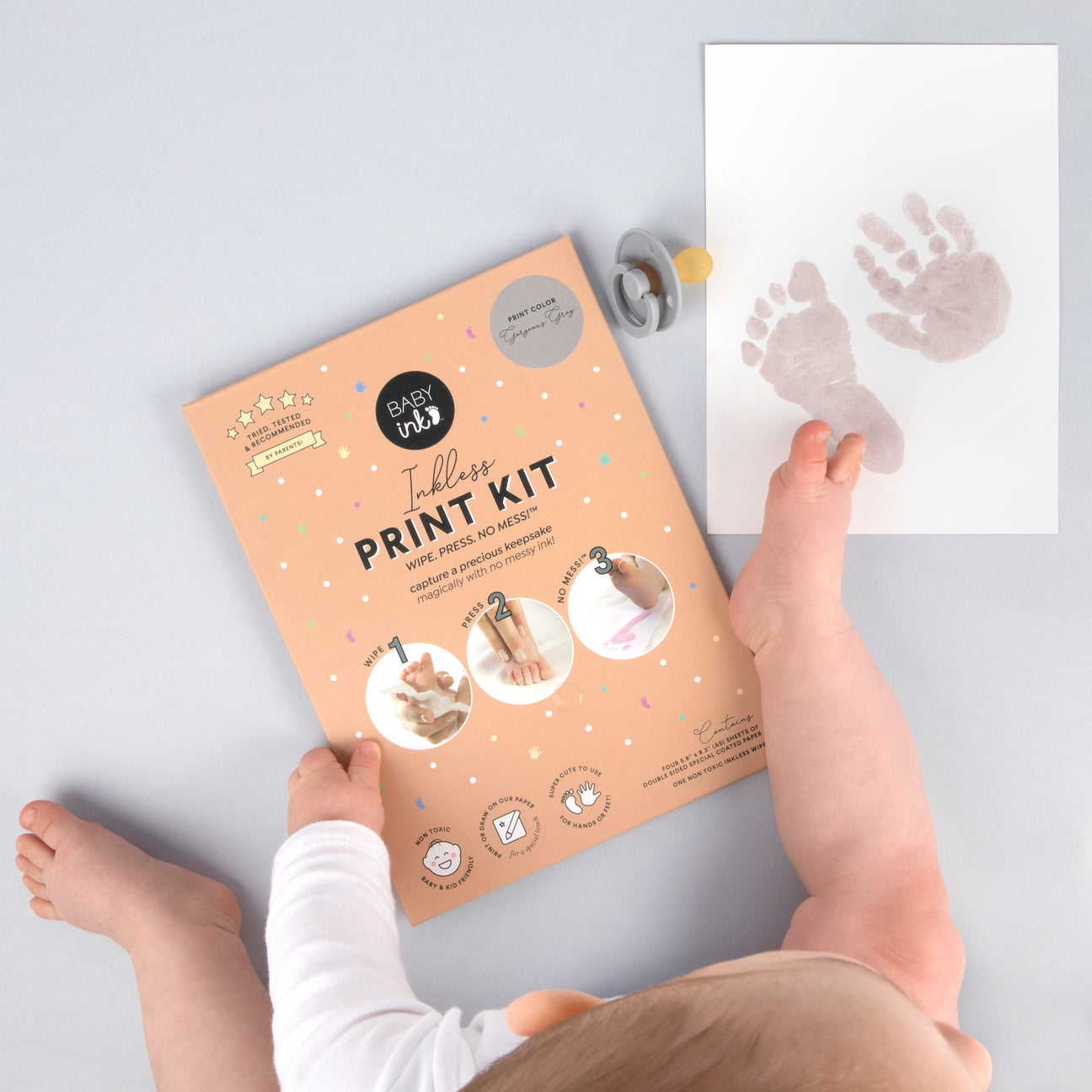 Baby Ink: Inkless Printing Kit - Grey