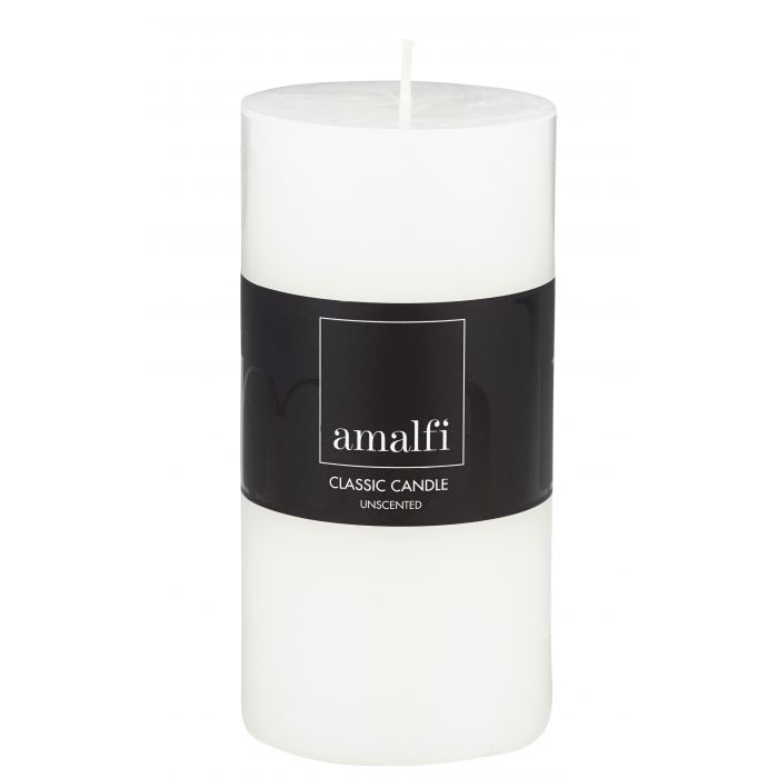 Amalfi Classic Unscented Long Pillar Candle